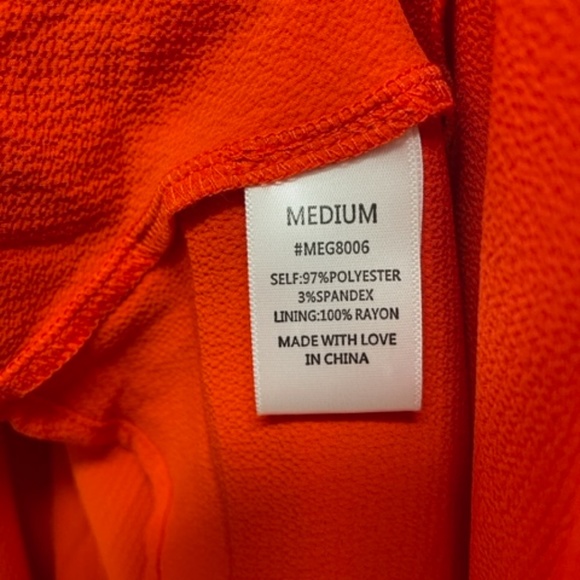 NWT MEGHAN LA Jasmine Maxi Wrap Dress Red READ - Picture 6 of 13